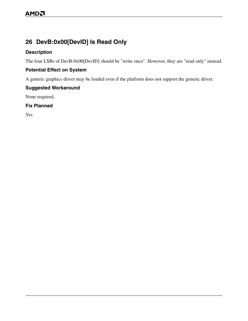 26 devb:0x00[devid] is read only | AMD HYPERTRANSPORT 8151 User Manual | Page 12 / 16