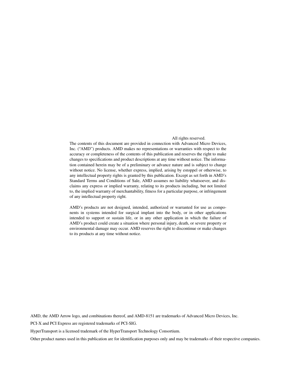 AMD HYPERTRANSPORT 8151 User Manual | Page 2 / 16