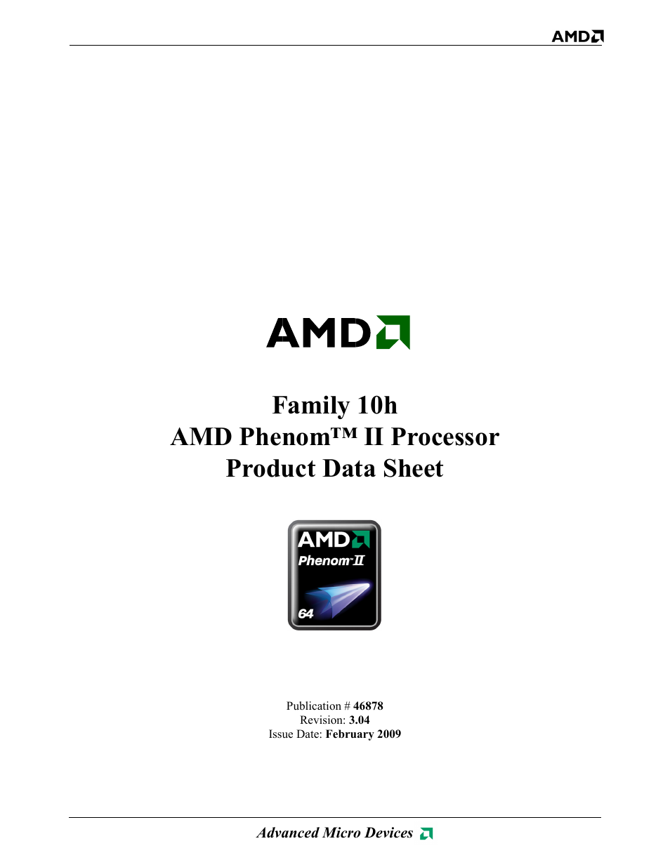 AMD Phenom II User Manual | 6 pages