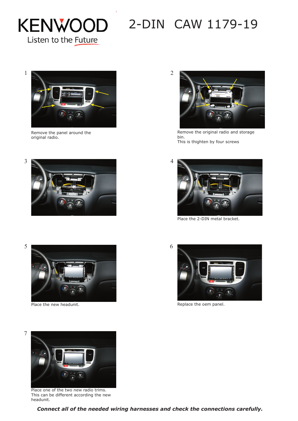 Kenwood CAW1179-19 User Manual | Page 2 / 2