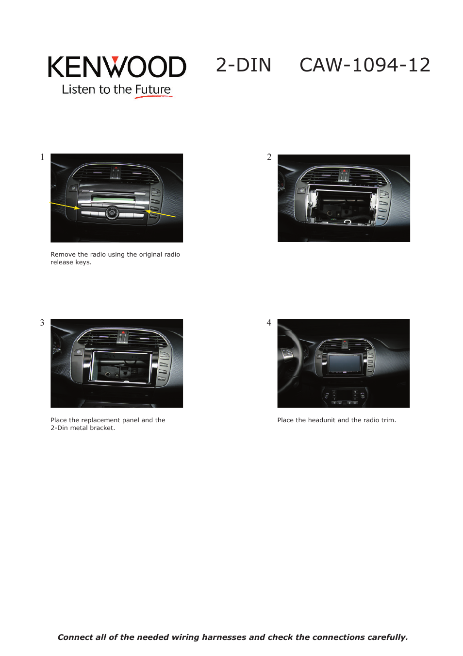 Kenwood CAW1094-12 User Manual | Page 2 / 2