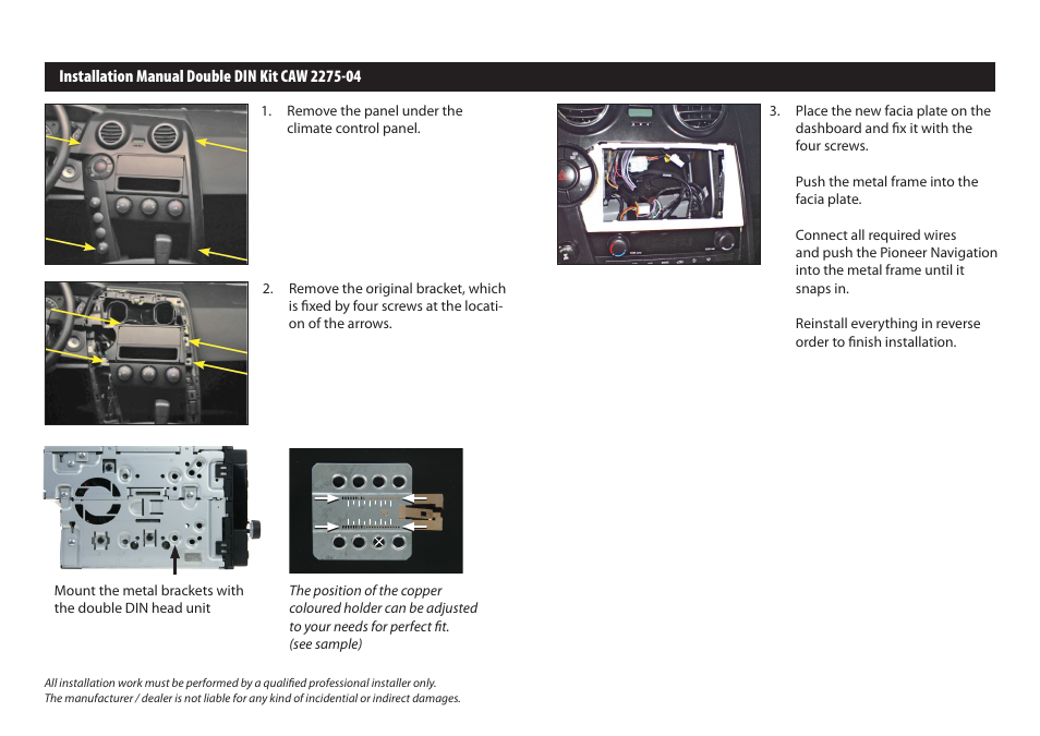 Kenwood CAW2275-04 User Manual | Page 2 / 2