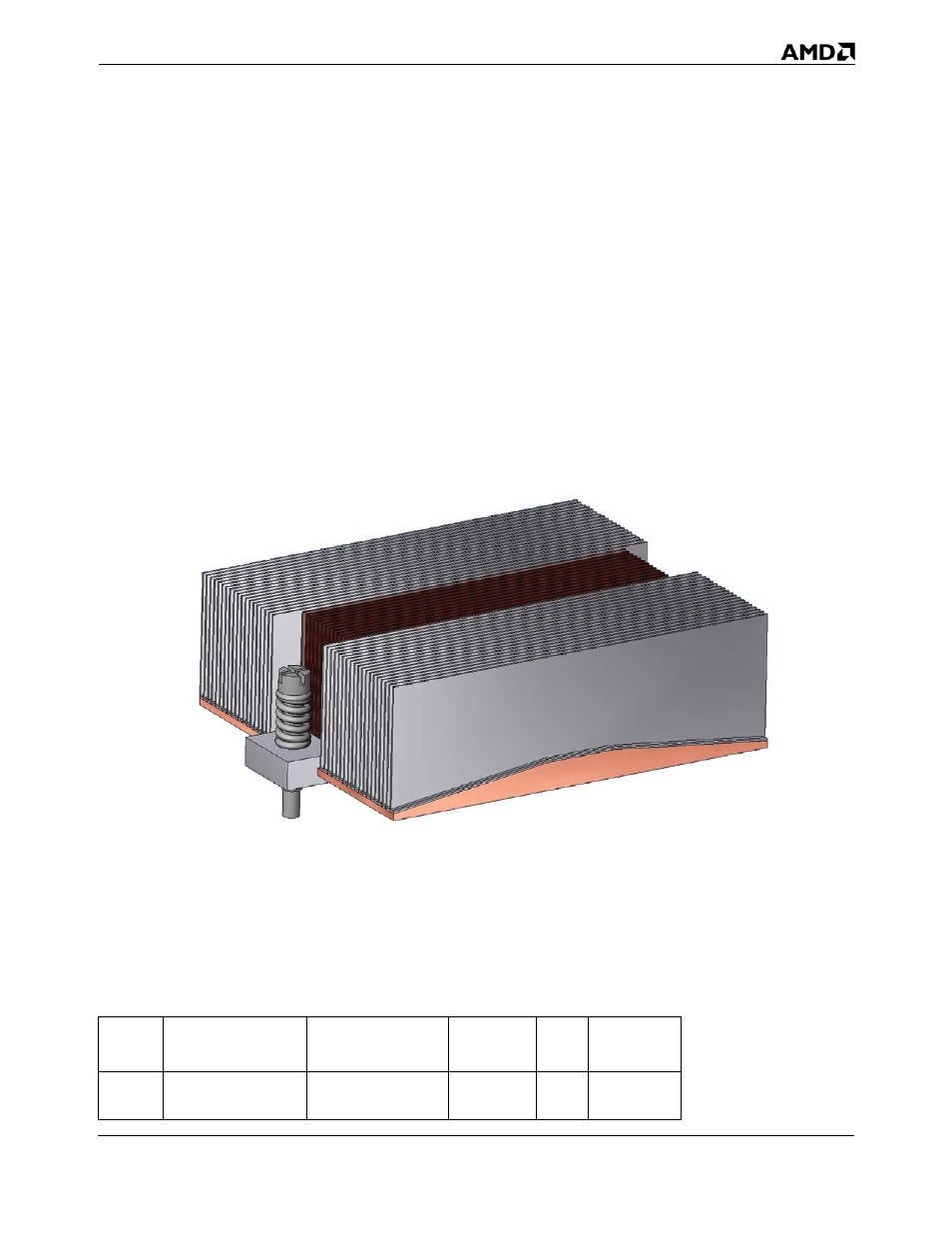 3 heat sink, Table 6. fin parameters, Heat sink | Figure 6, Table 6, Fin parameters | AMD 1207 User Manual | Page 25 / 62