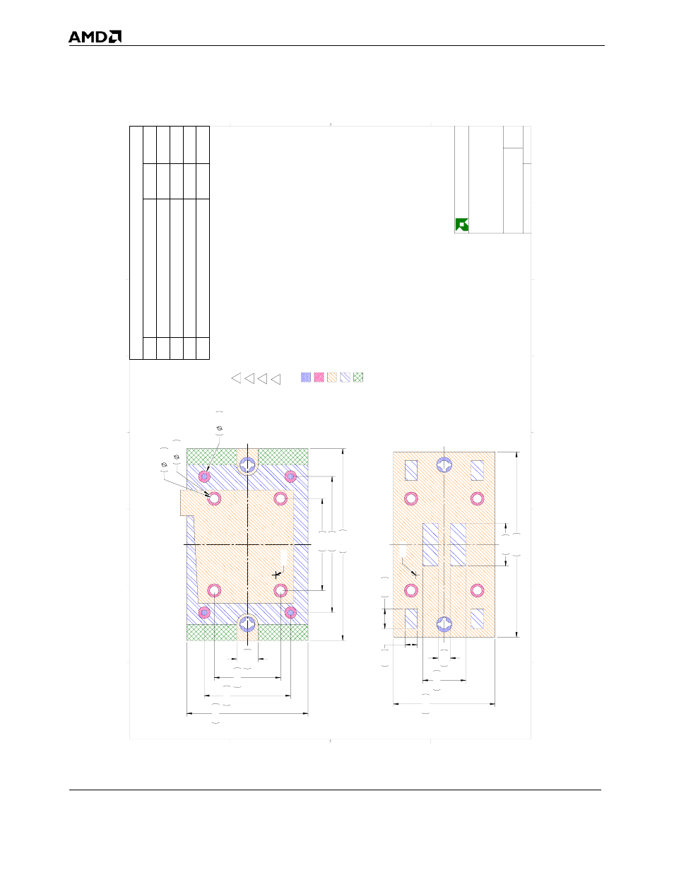 Figure 18, Bo ar d to p s id e bo ar d b ott oms id e | AMD 1207 User Manual | Page 46 / 62