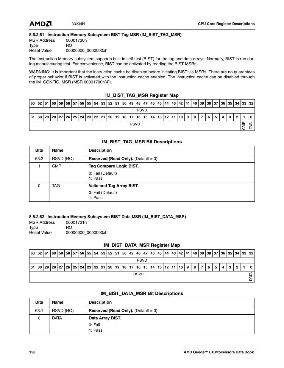 00001730h, 00000000_0000000xh, 00001731h | AMD Geode LX 800@0.9W User Manual | Page 158 / 680