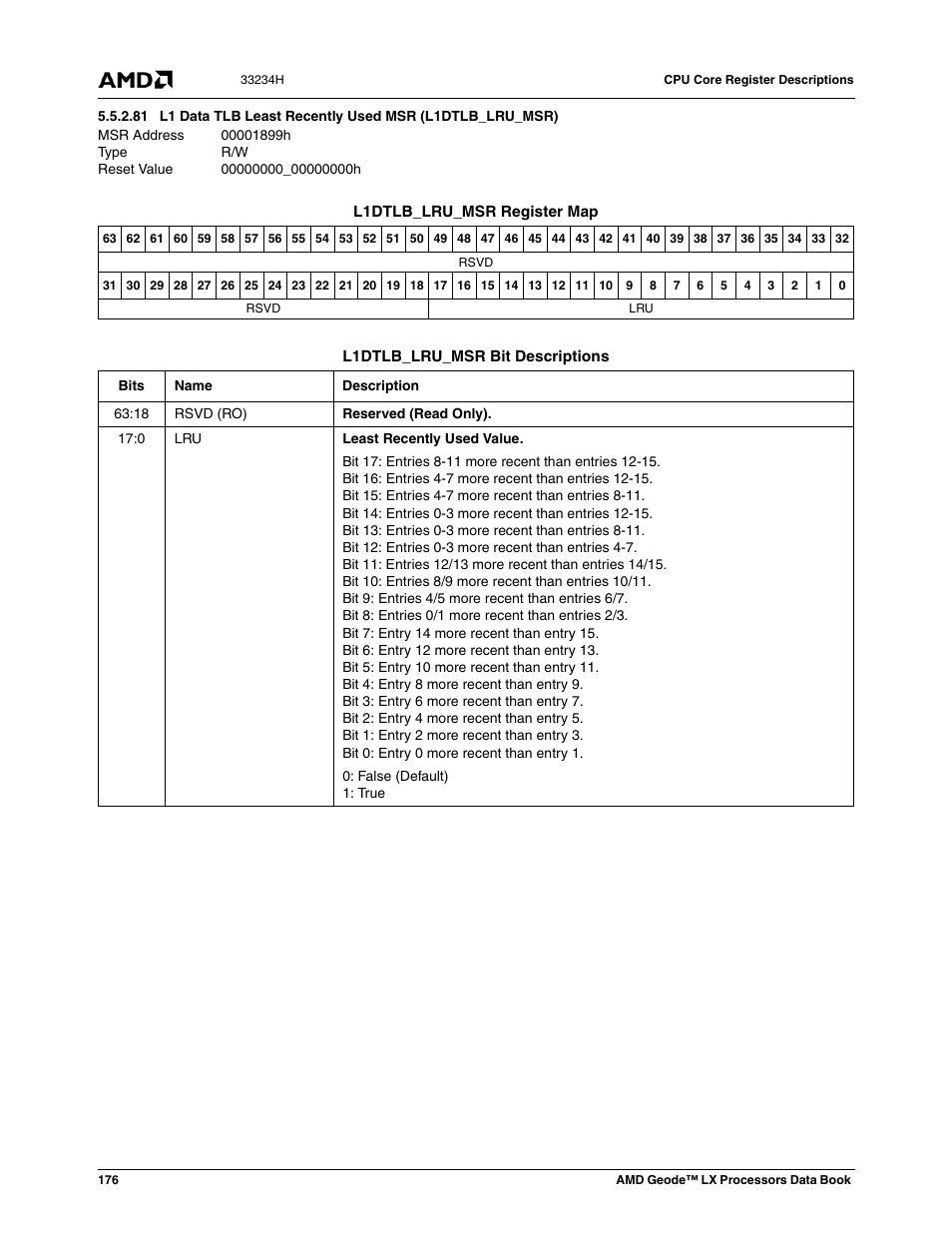 00001899h, 00000000_00000000h | AMD Geode LX 800@0.9W User Manual | Page 176 / 680