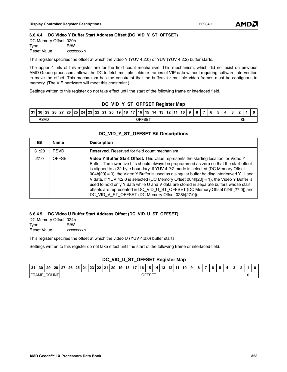 AMD Geode LX 800@0.9W User Manual | Page 323 / 680