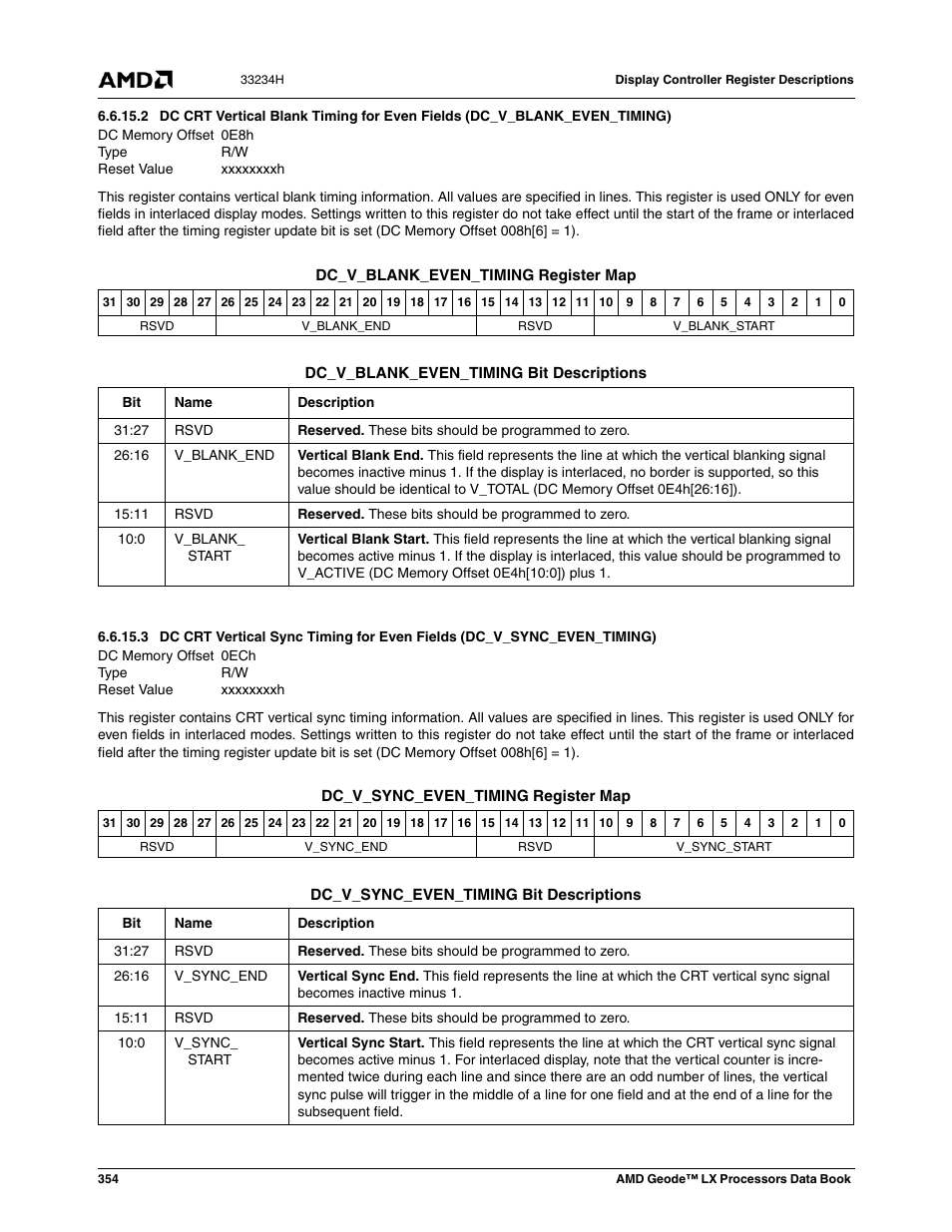 0e8h, Xxxxxxxxh, 0ech | AMD Geode LX 800@0.9W User Manual | Page 354 / 680