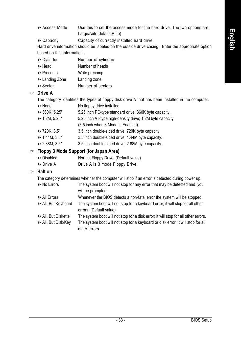 English | AMD GA-K8NSC-939 User Manual | Page 33 / 80