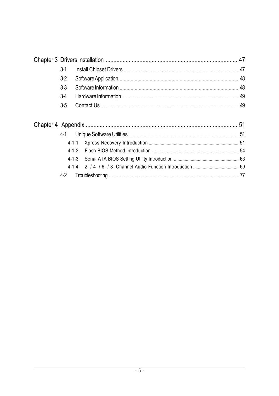 AMD GA-K8NSC-939 User Manual | Page 5 / 80