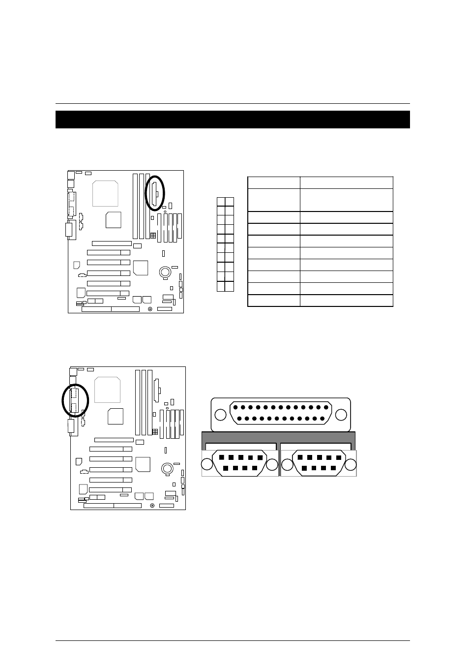 Connectors, Atx power, Com a / com b / lpt port | Com a lpt port com b | AMD GA-7ZXR User Manual | Page 15 / 119