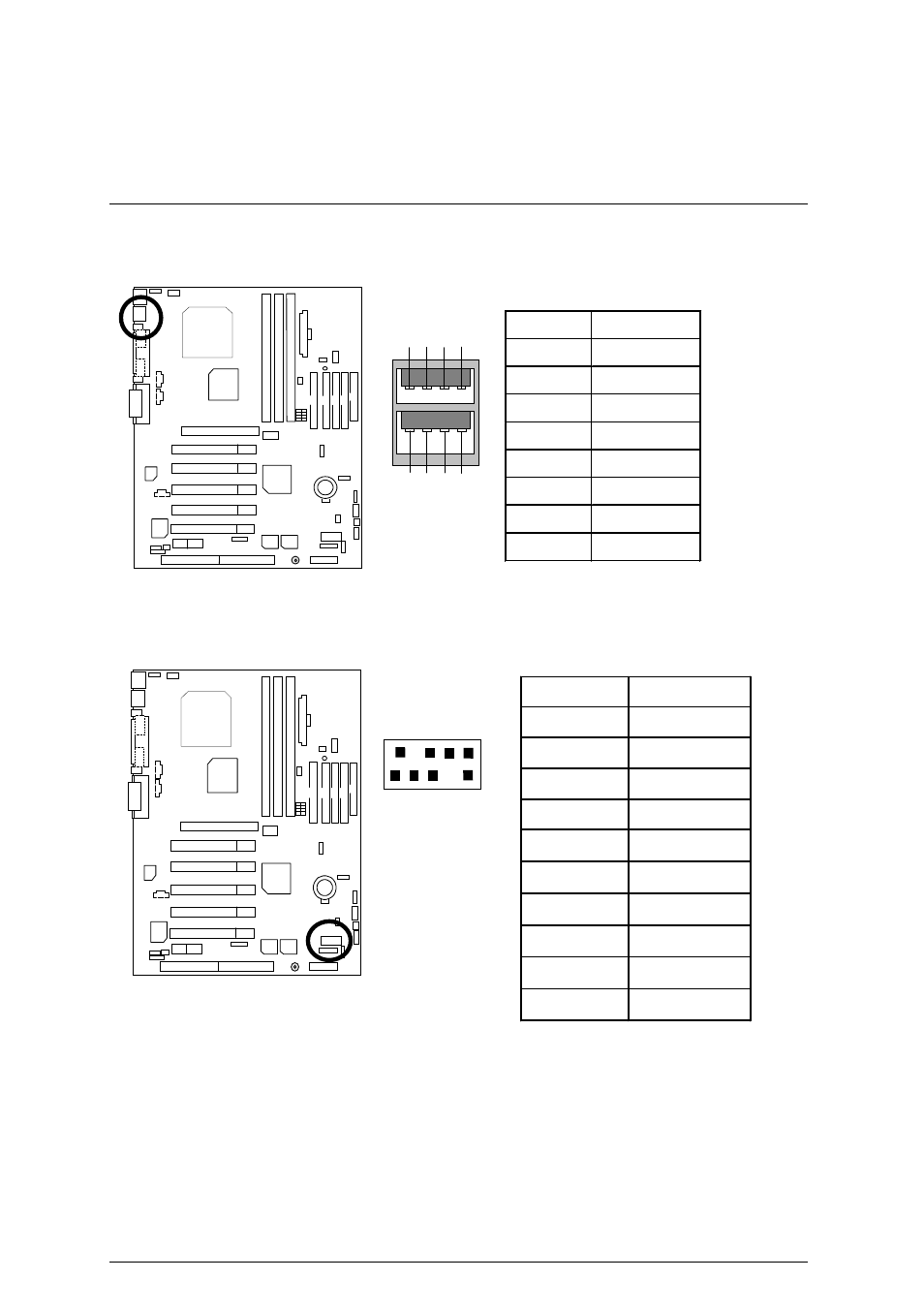 Usb 1 connector, Usb 2 connector | AMD GA-7ZXR User Manual | Page 23 / 119