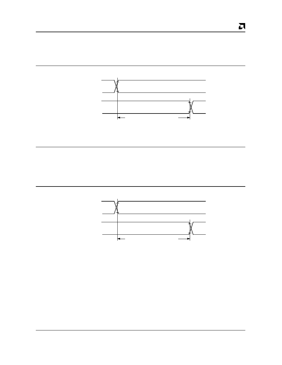 0 v non-pcmcia ac test reference waveform, 3 v non-pcmcia ac test reference waveform | AMD Am79C930 User Manual | Page 157 / 161