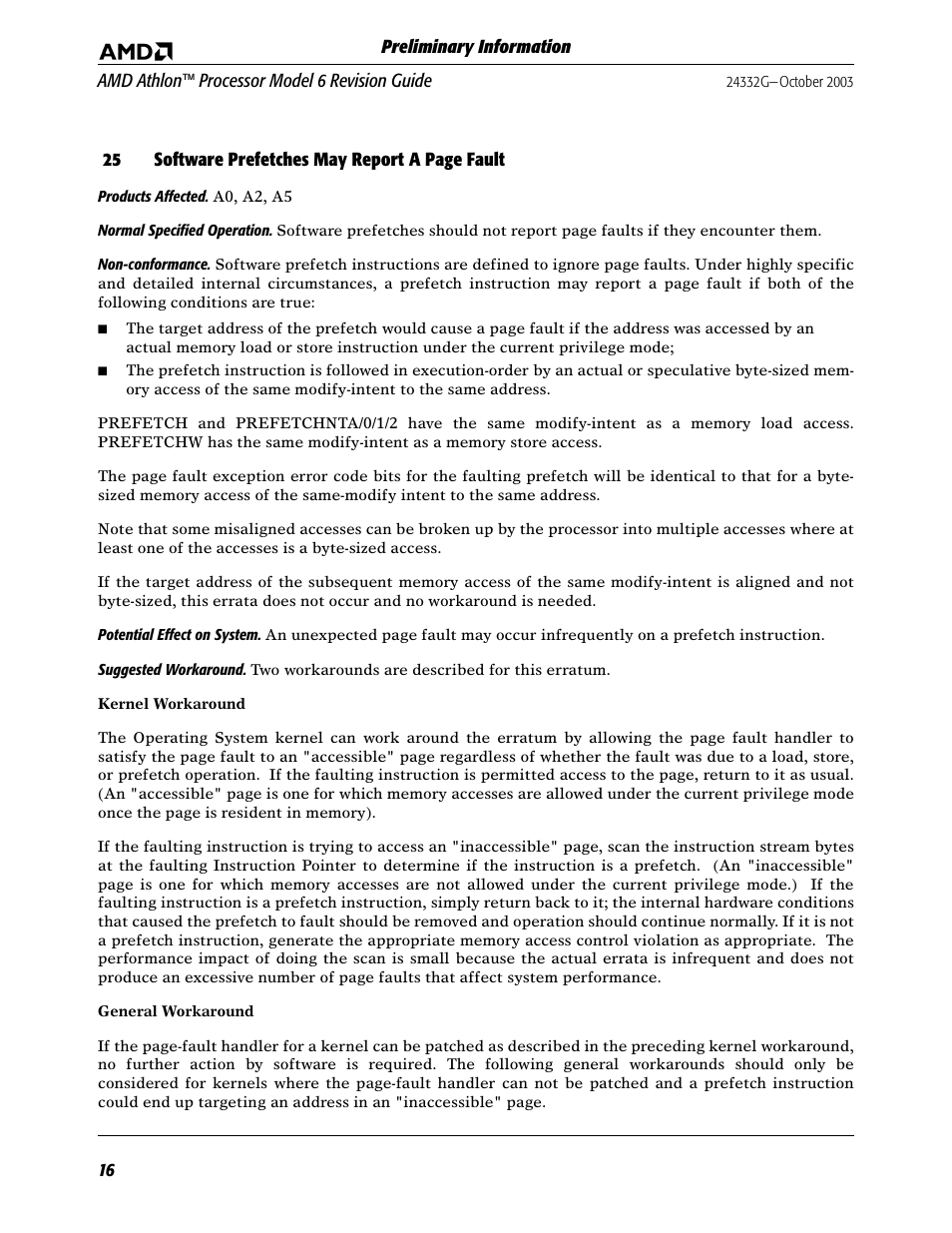 AMD Athlon 6 User Manual | Page 16 / 19