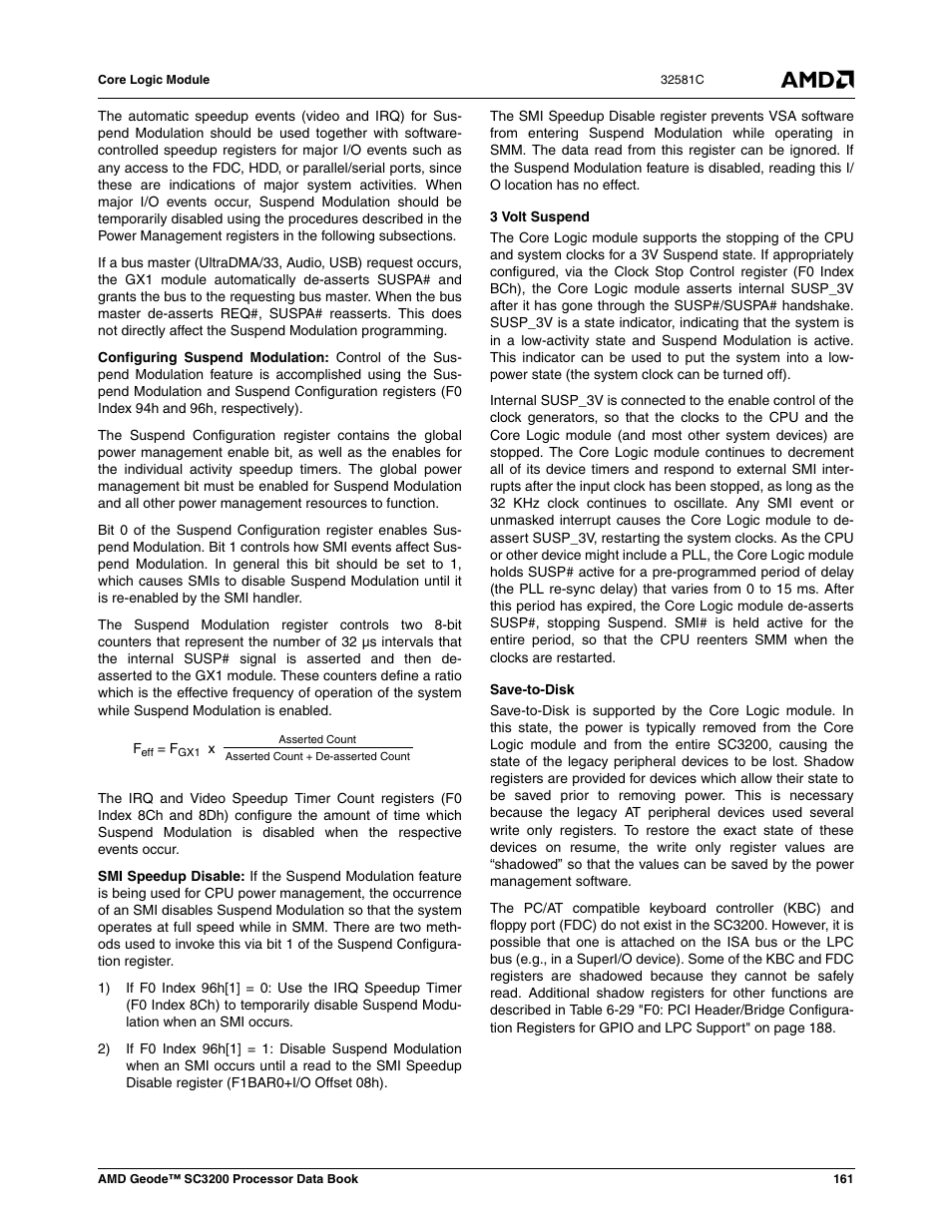 AMD Geode SC3200 User Manual | Page 161 / 428