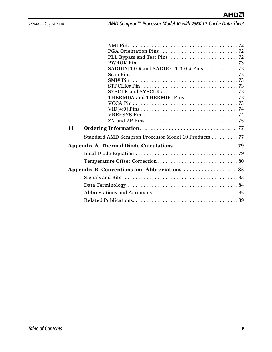 AMD SEMPRON 10 User Manual | Page 5 / 102