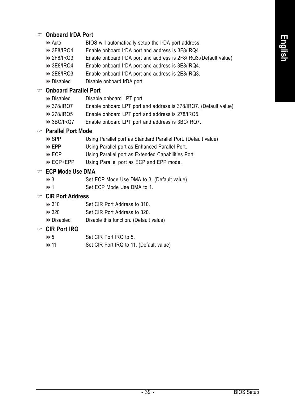 English | AMD GA-K8N ULTRA-9 User Manual | Page 39 / 80