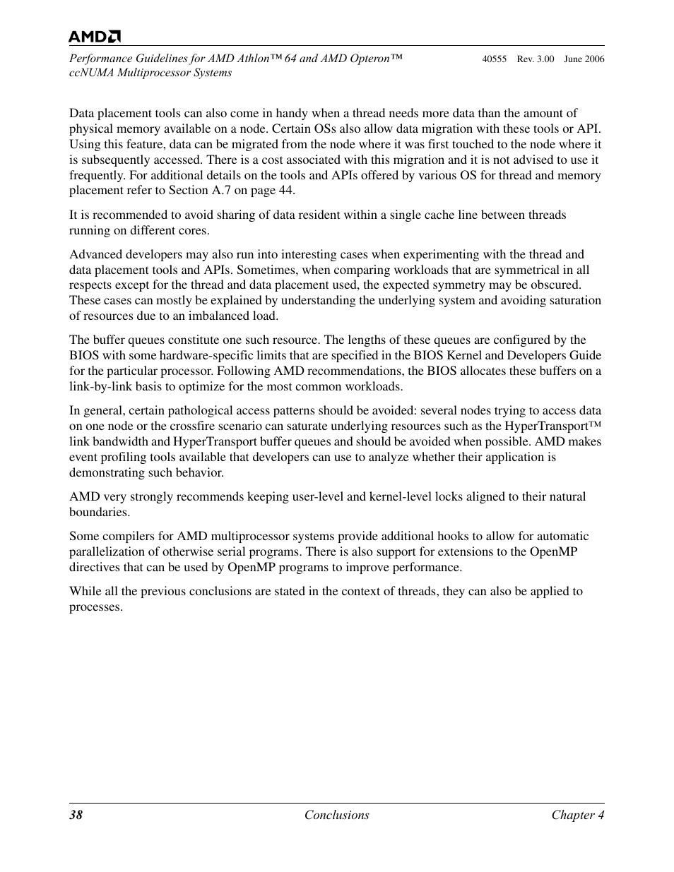 AMD ATHLON 64 User Manual | Page 38 / 48