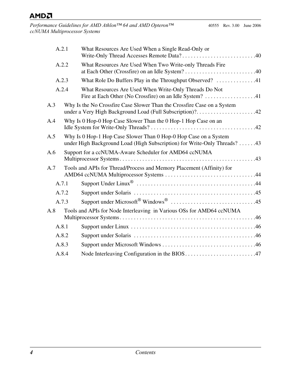 AMD ATHLON 64 User Manual | Page 4 / 48