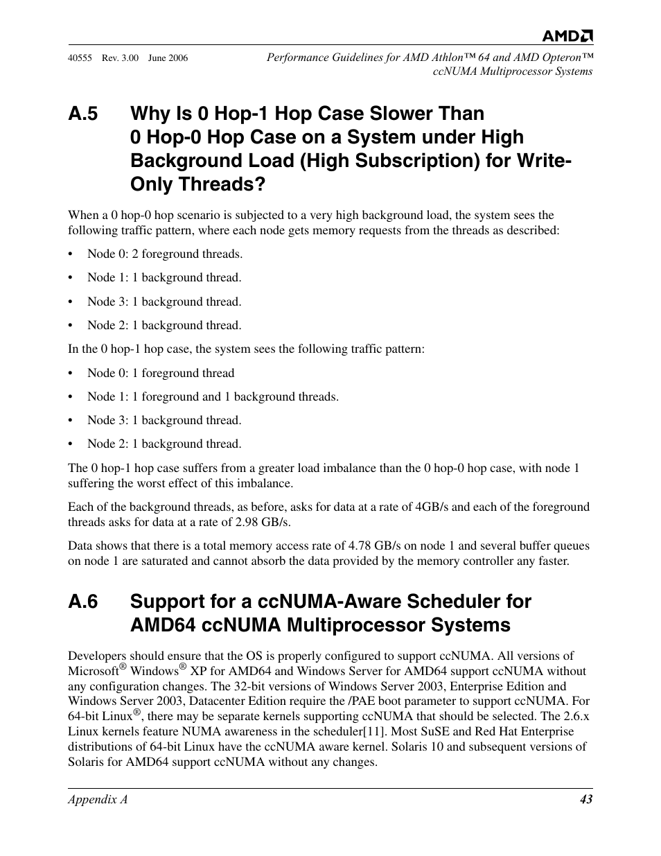 AMD ATHLON 64 User Manual | Page 43 / 48