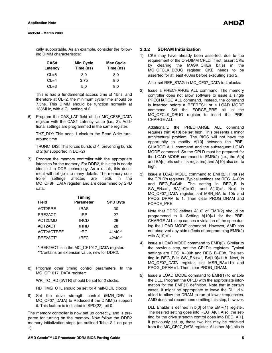 AMD Geode LX CS5536 User Manual | Page 5 / 8