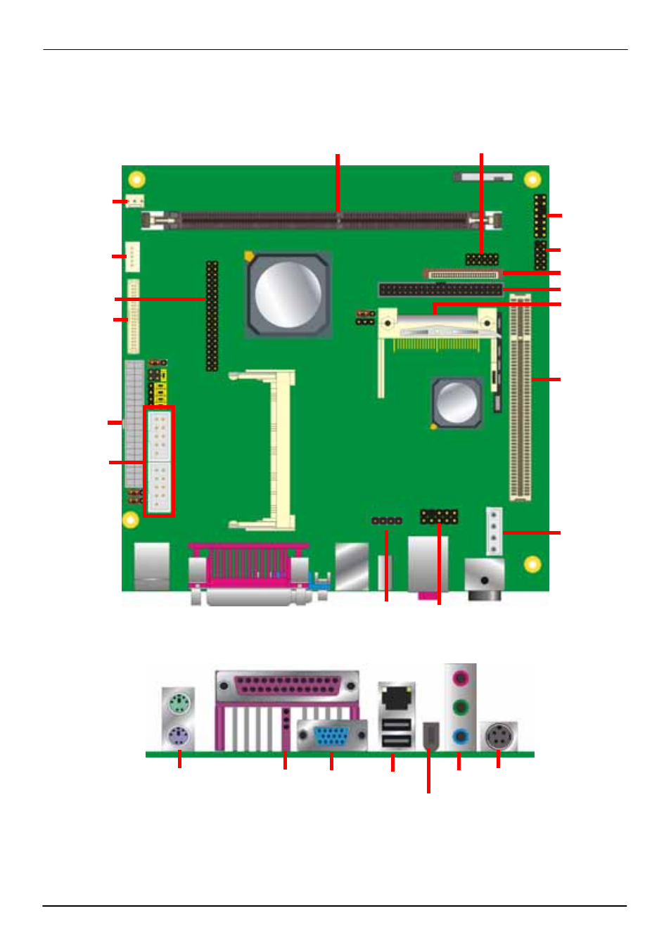 Chapter 2 <hardware setup, 1 <connector location | AMD MINI-ITX LV-651 User Manual | Page 12 / 50