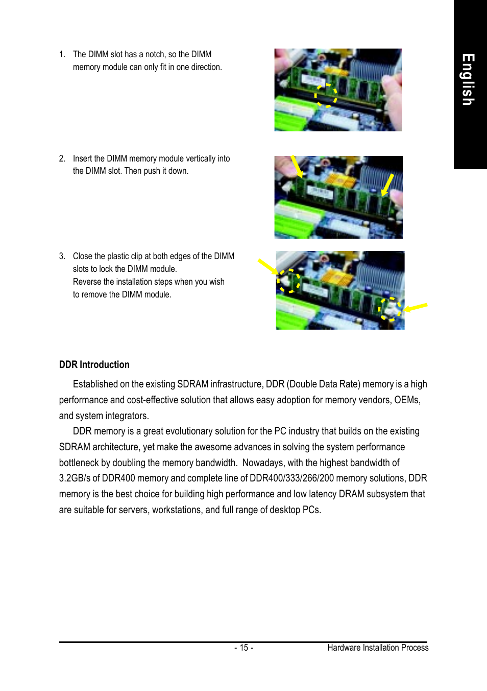 English | AMD GA-7VASFS-FS User Manual | Page 15 / 52