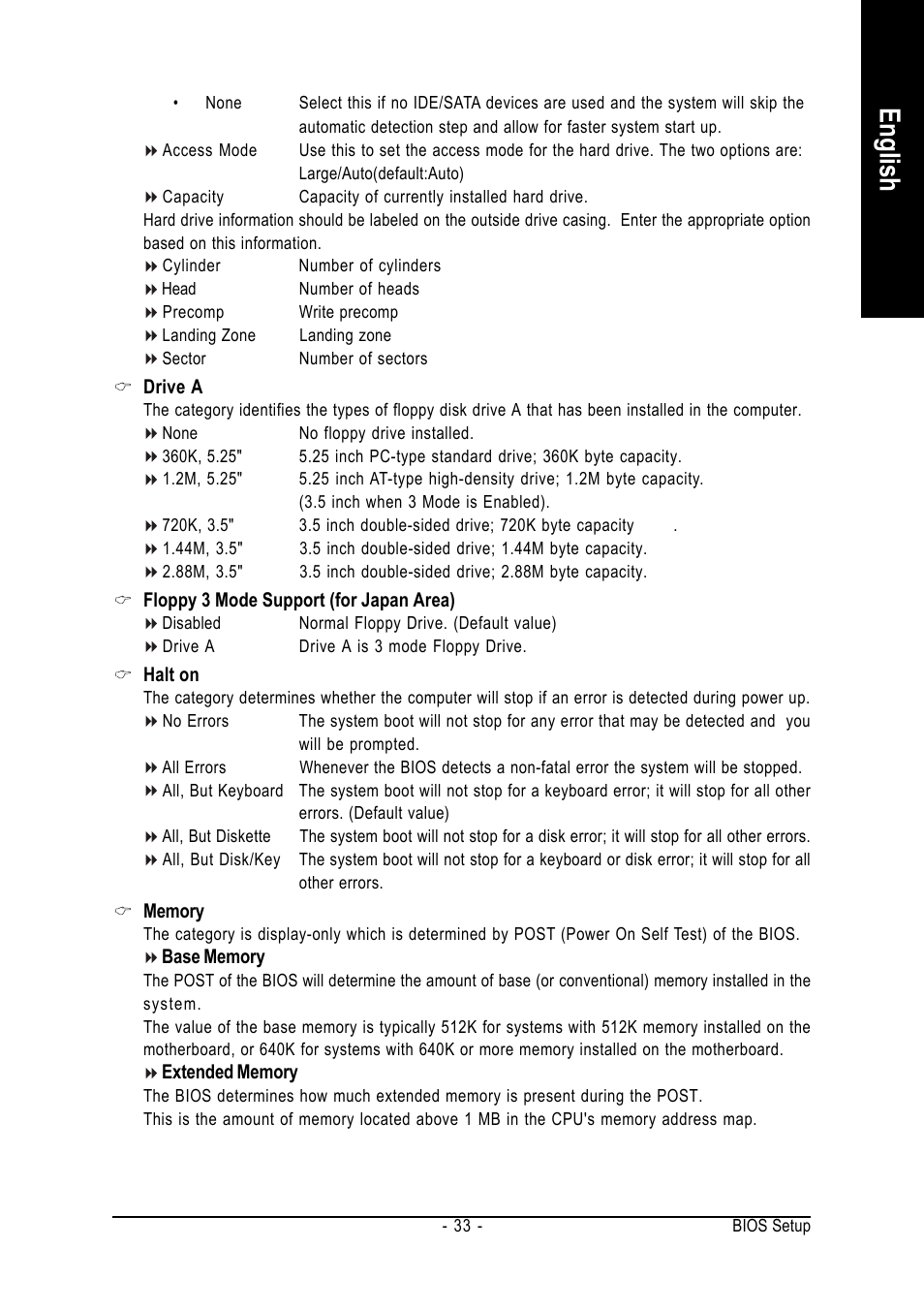 English | AMD GA-M61P-S3 User Manual | Page 33 / 80