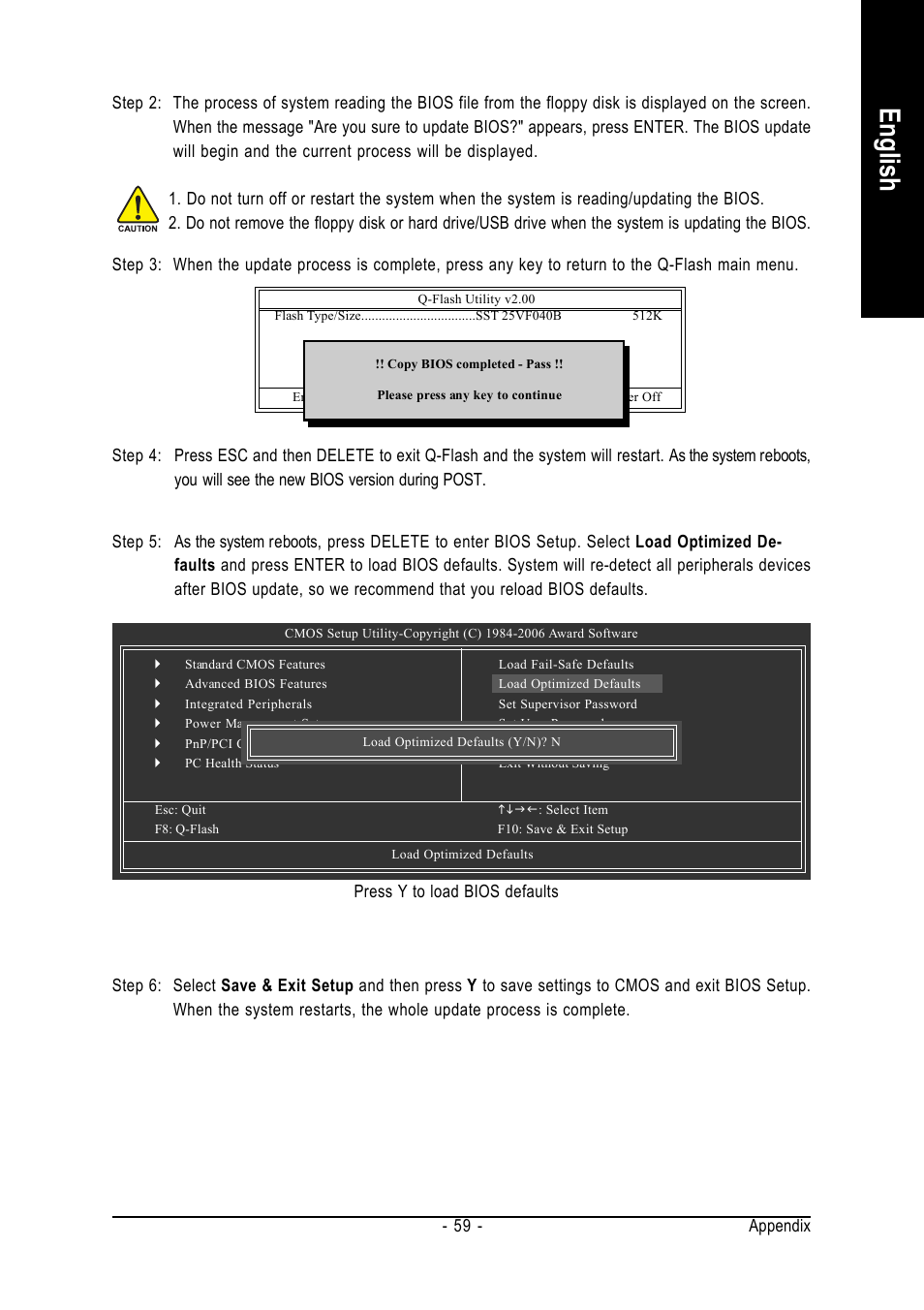 English | AMD GA-M61P-S3 User Manual | Page 59 / 80