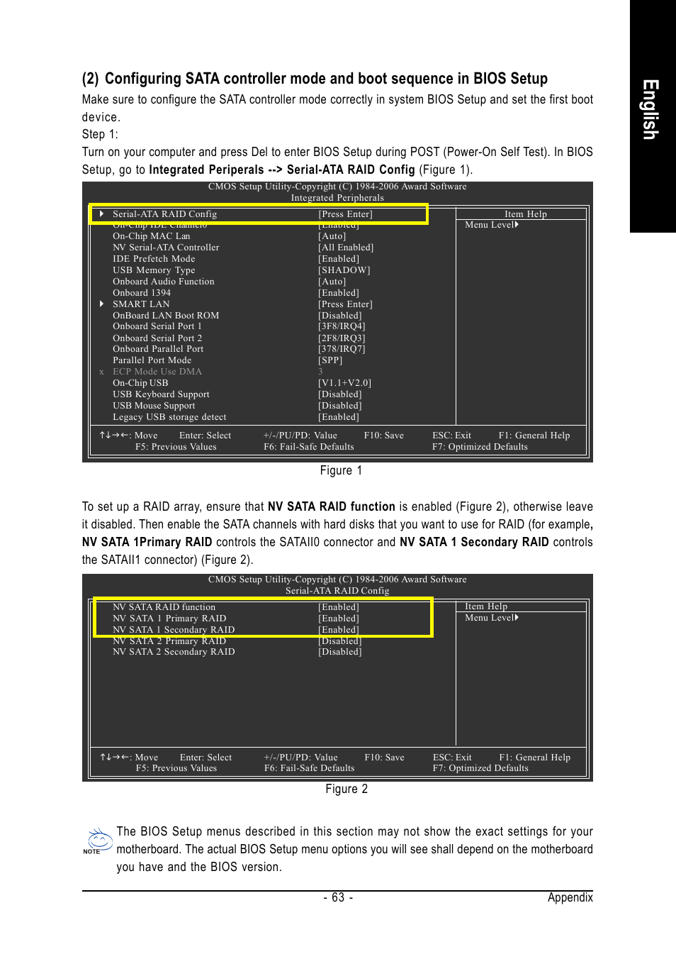 English, Appendix - 63 | AMD GA-M61P-S3 User Manual | Page 63 / 80