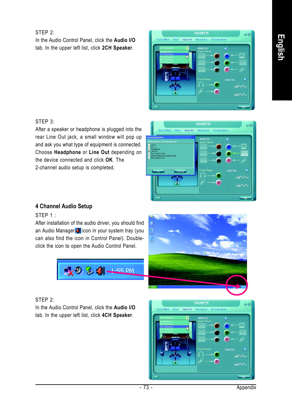 English | AMD GA-M61P-S3 User Manual | Page 73 / 80