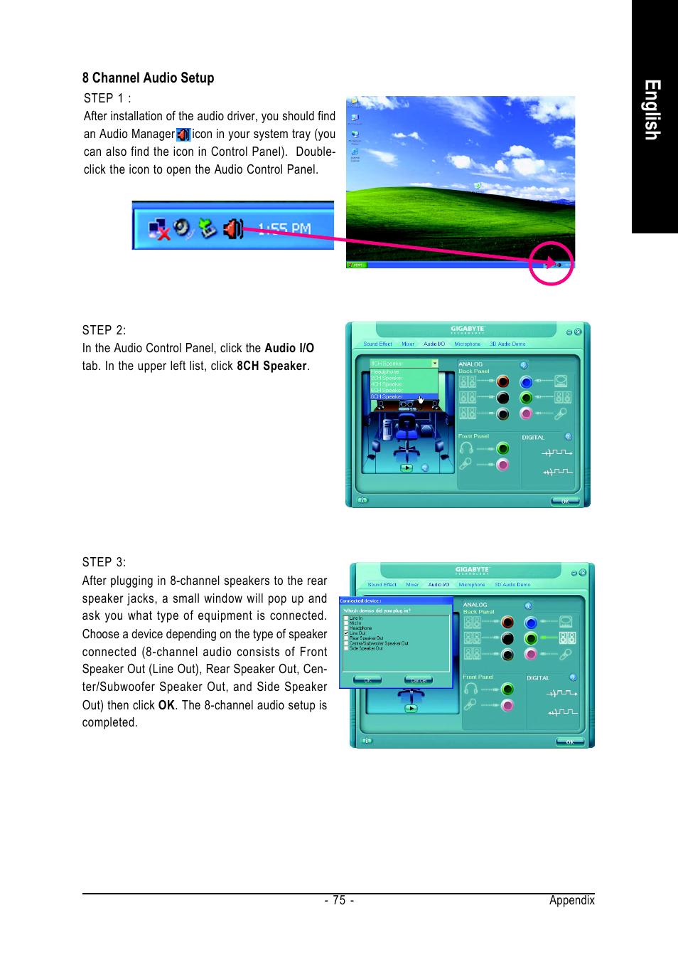 English | AMD GA-M61P-S3 User Manual | Page 75 / 80