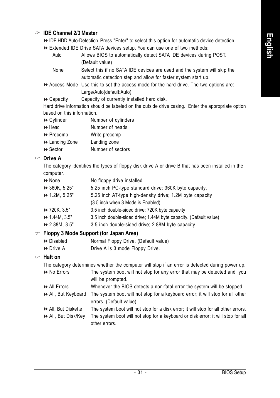 English | AMD GA-K8N51GMF User Manual | Page 31 / 88