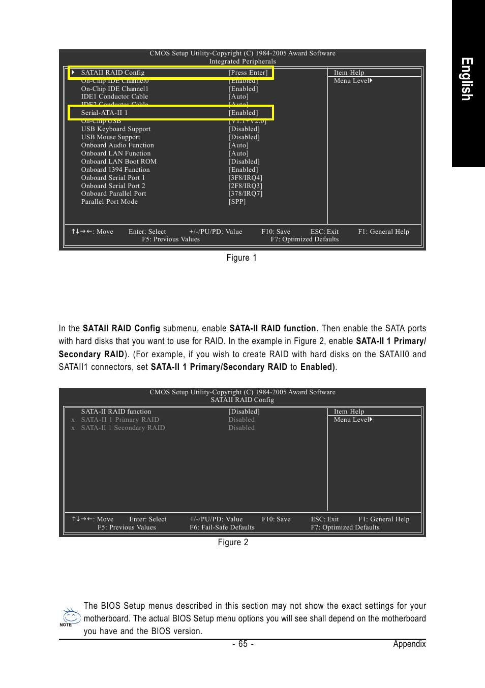 English, Appendix - 65 | AMD GA-K8N51GMF User Manual | Page 65 / 88