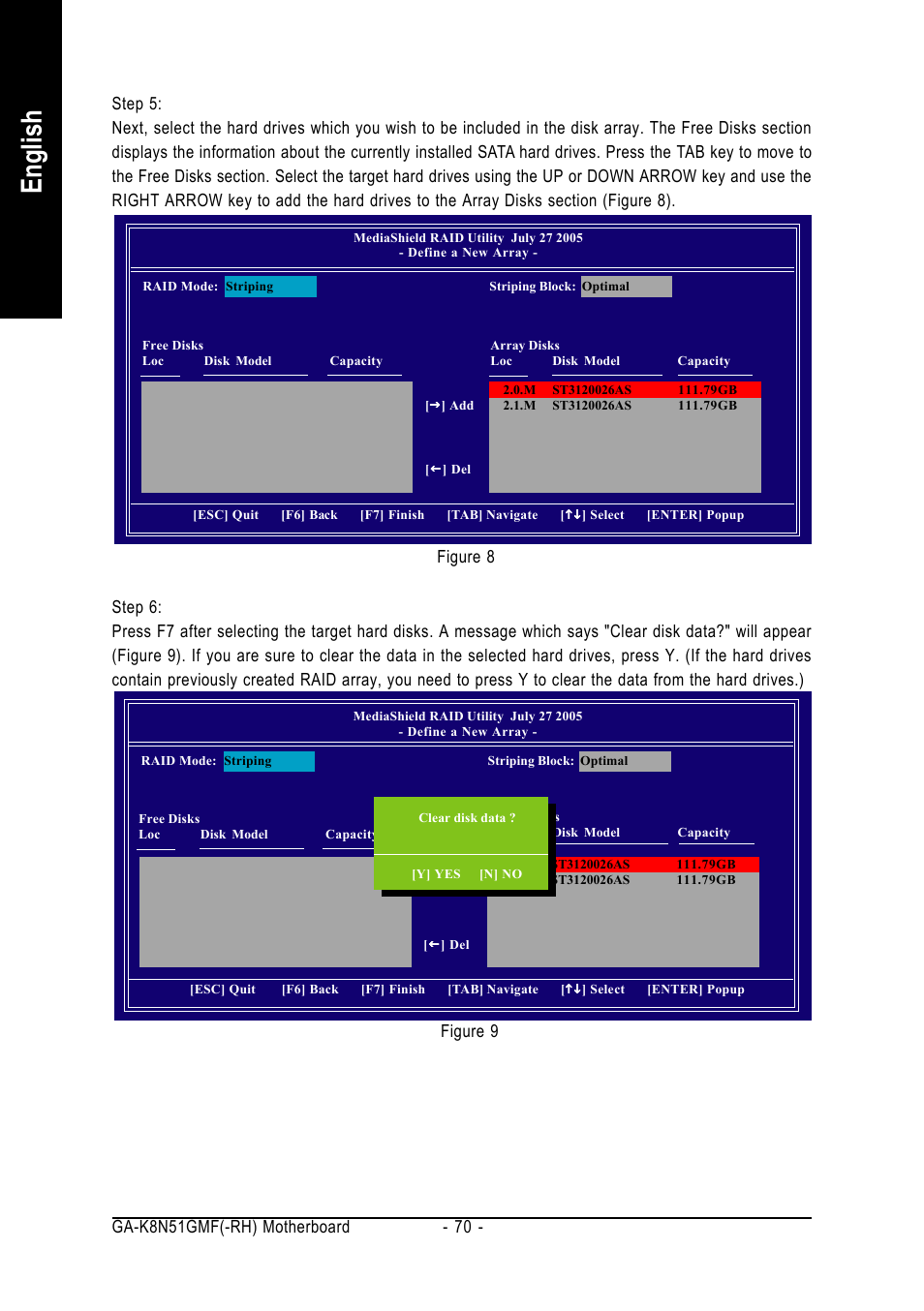 English | AMD GA-K8N51GMF User Manual | Page 70 / 88