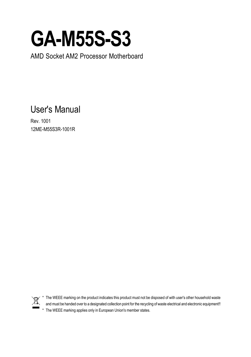 AMD GA-M55S-S3 User Manual | 88 pages