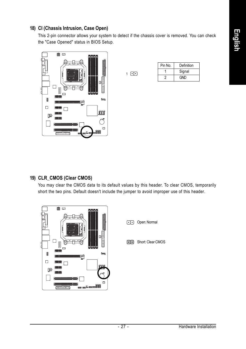 English | AMD GA-M55S-S3 User Manual | Page 27 / 88