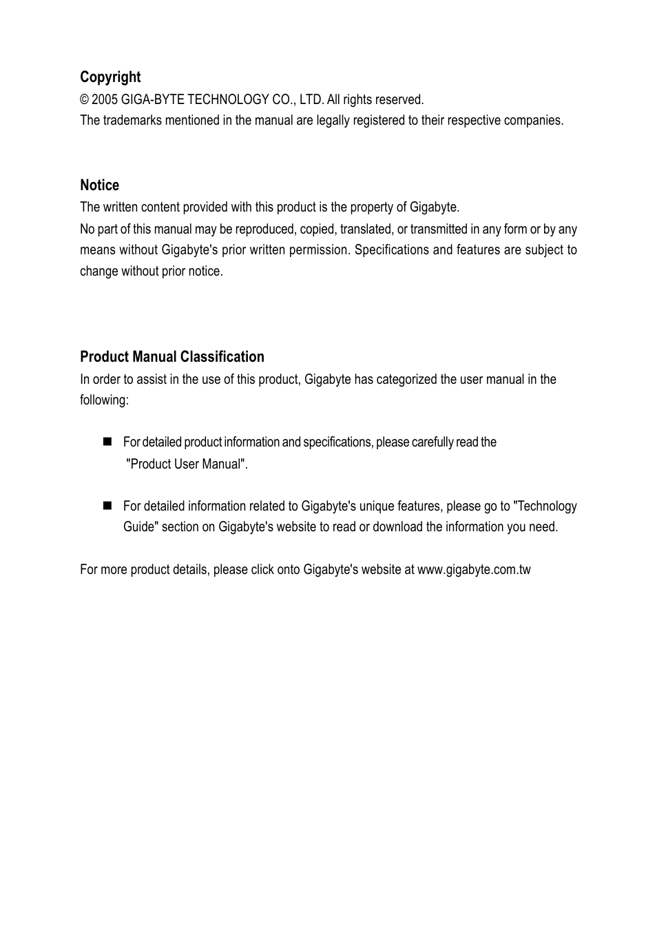 AMD GA-M51GM-S2G User Manual | Page 3 / 88