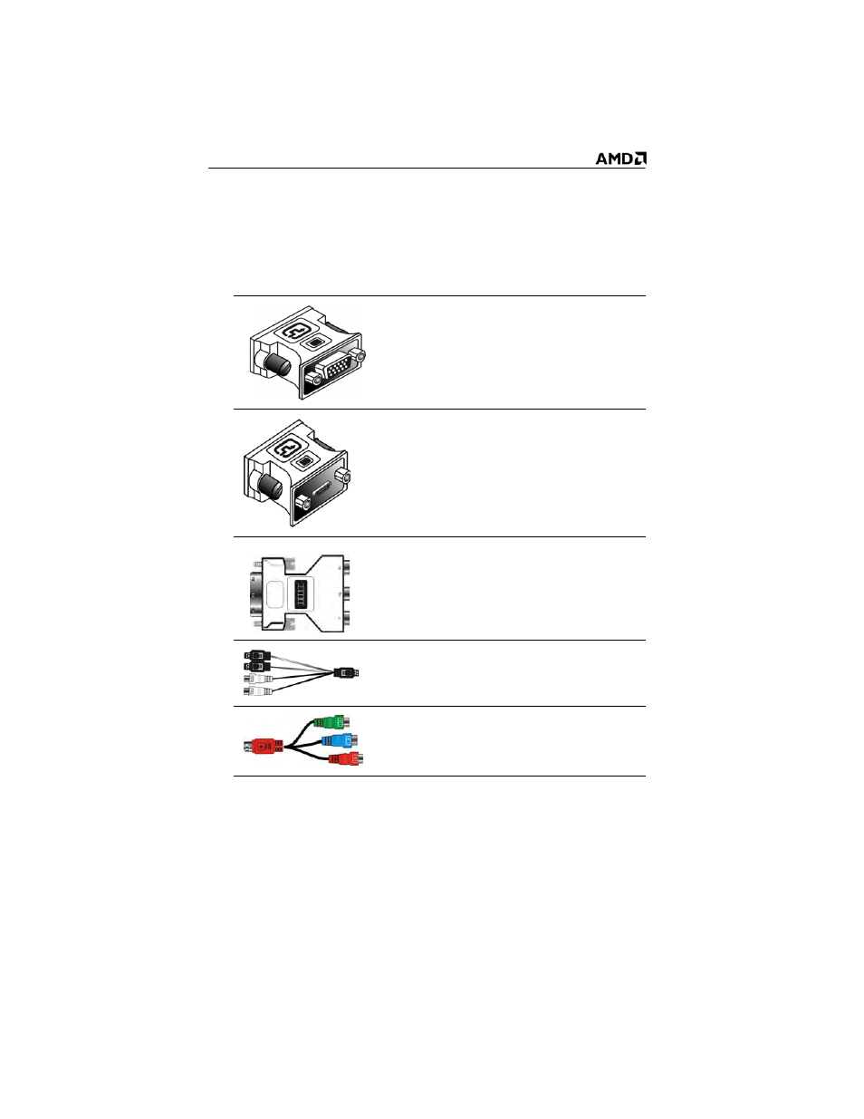 Adapters, Supported display connections | AMD ATI RADEON 2600 User Manual | Page 14 / 58