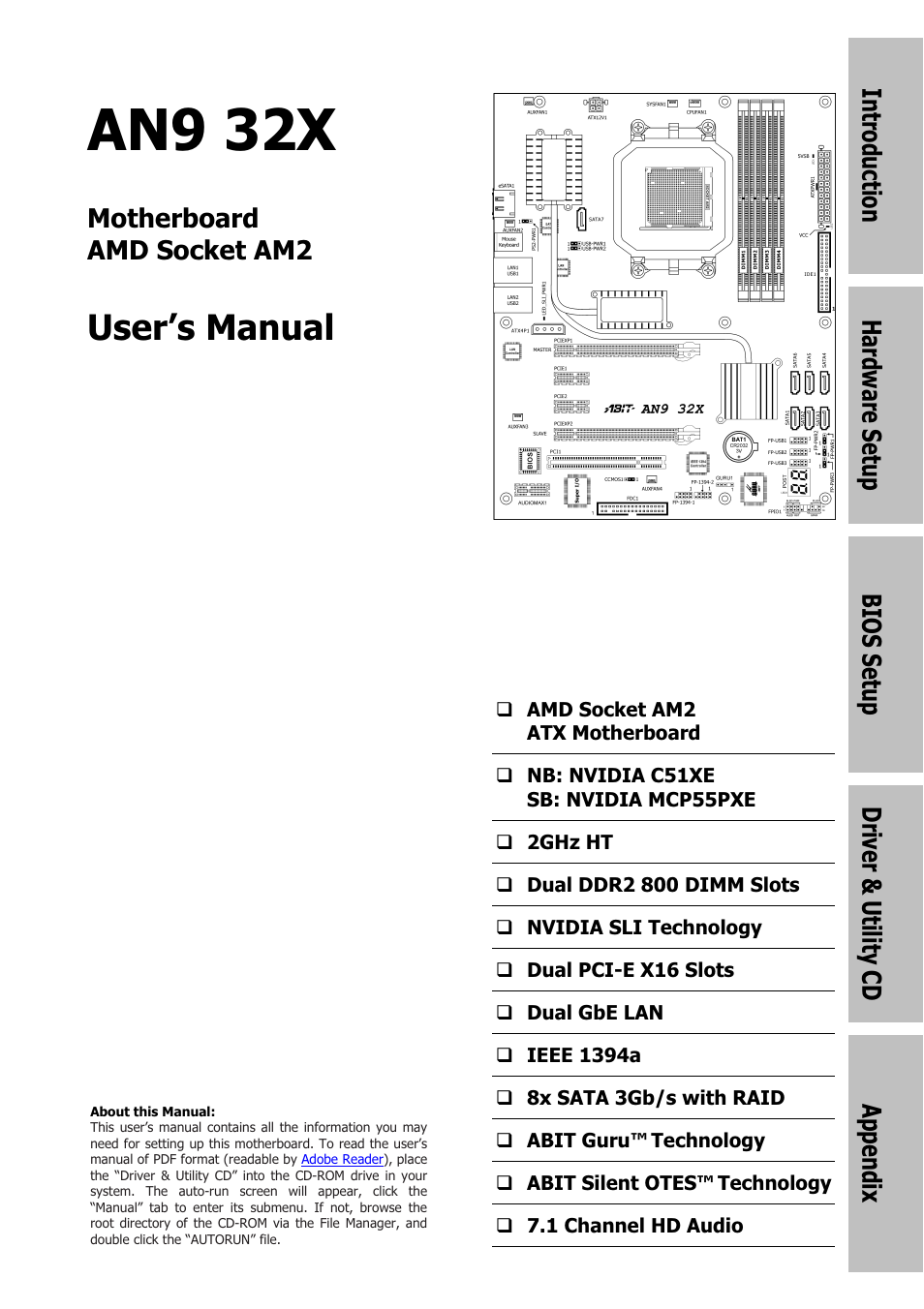 AMD AN9 32X User Manual | 76 pages