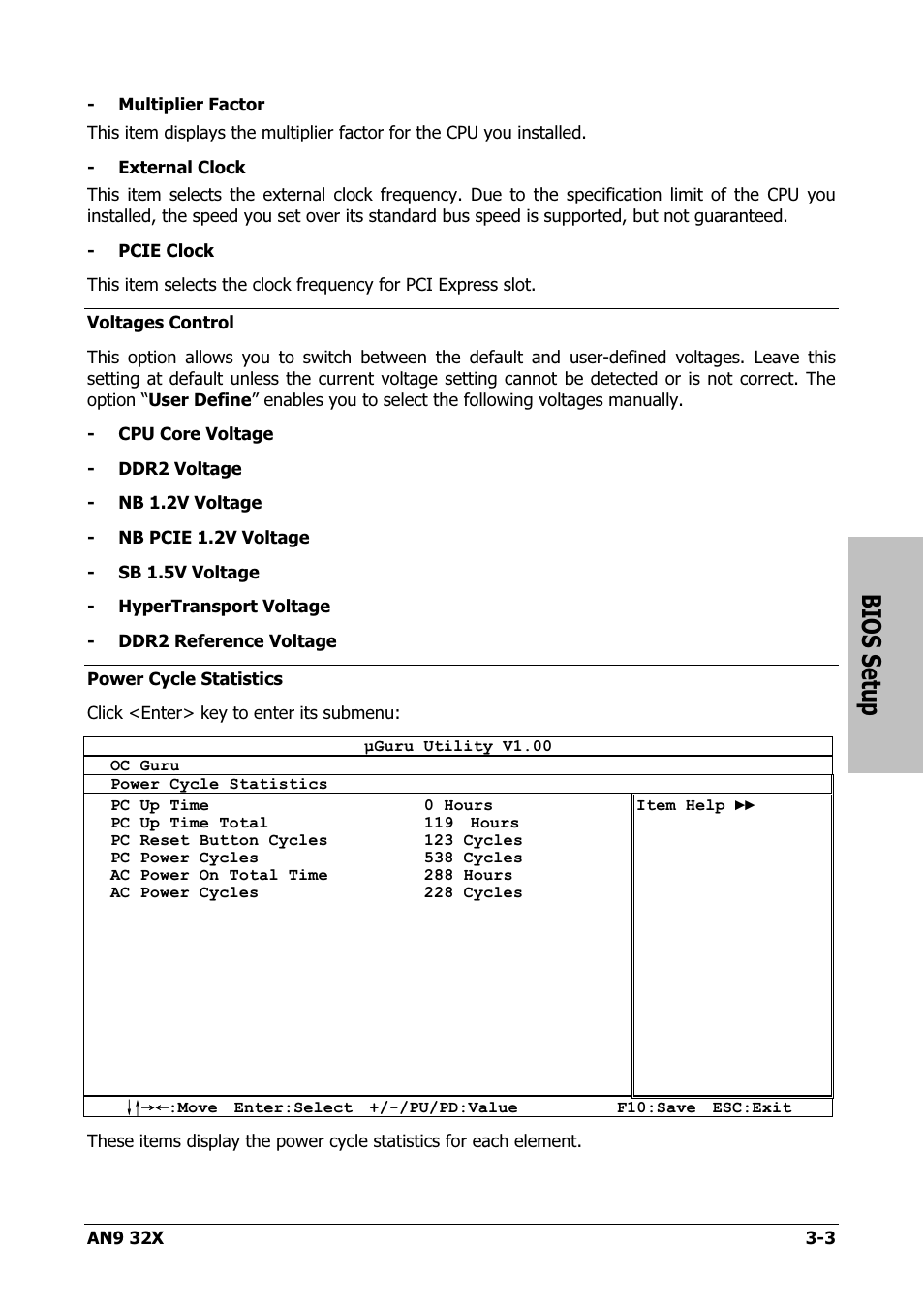 Bios setup | AMD AN9 32X User Manual | Page 35 / 76