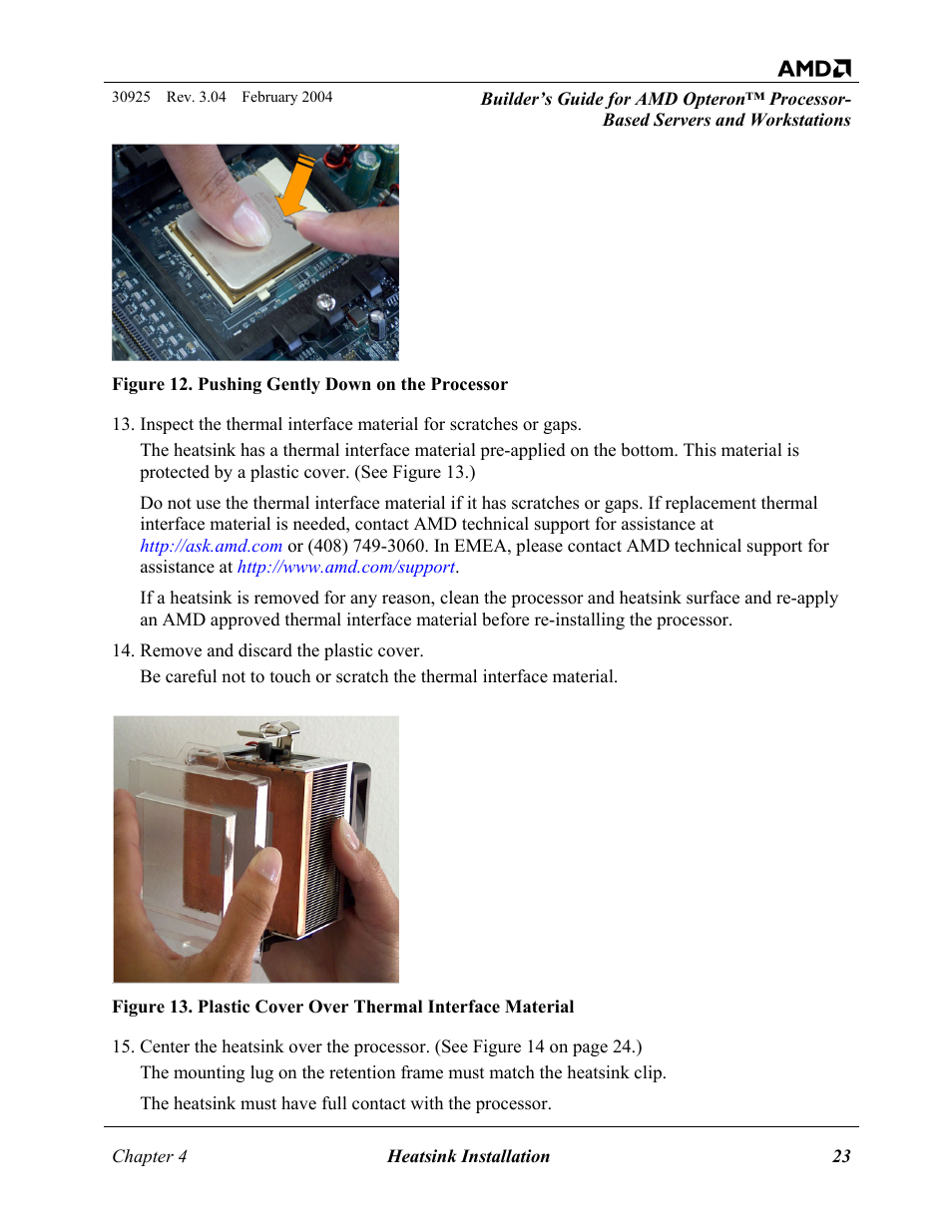 AMD OPTERON 30925 User Manual | Page 23 / 55
