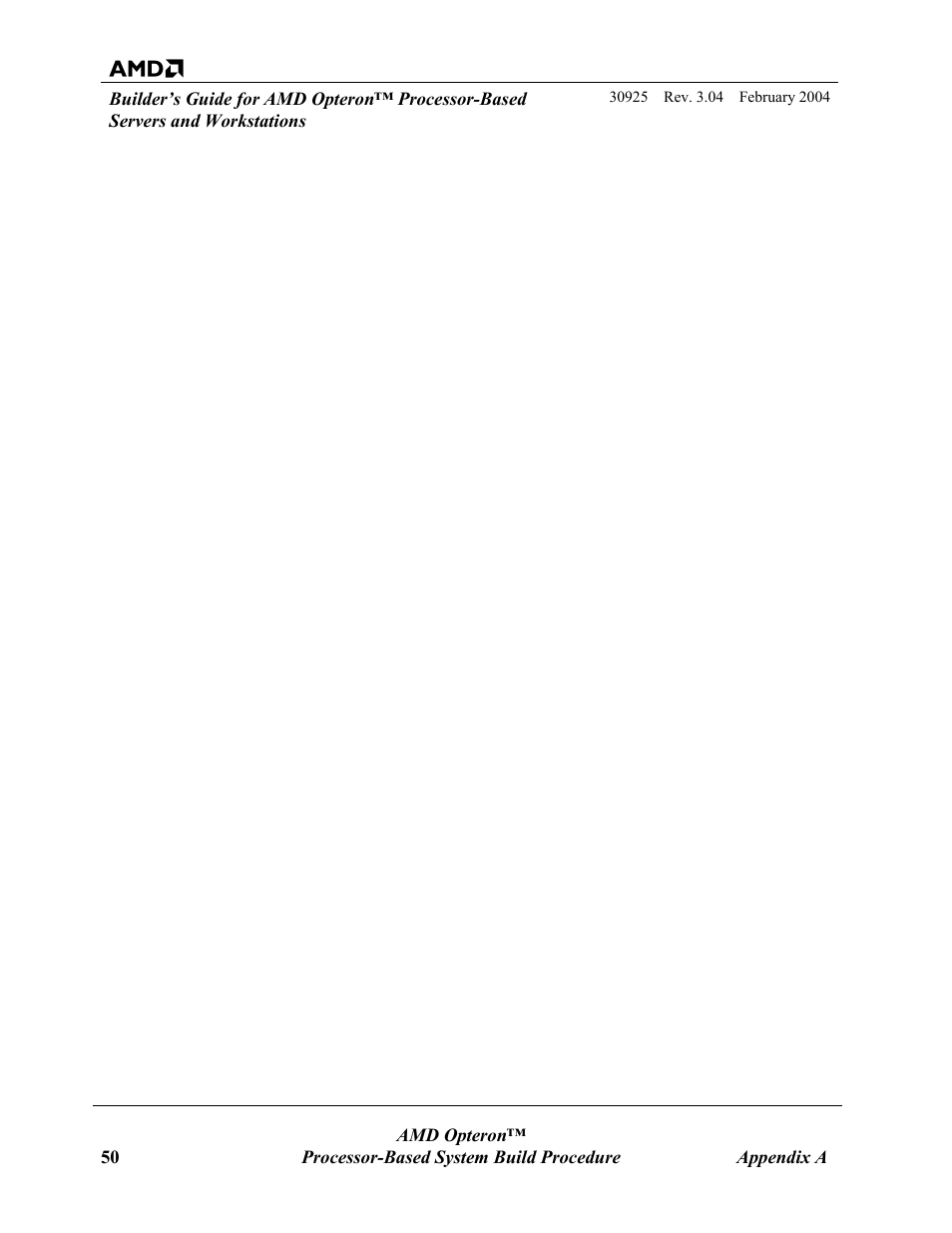 AMD OPTERON 30925 User Manual | Page 50 / 55