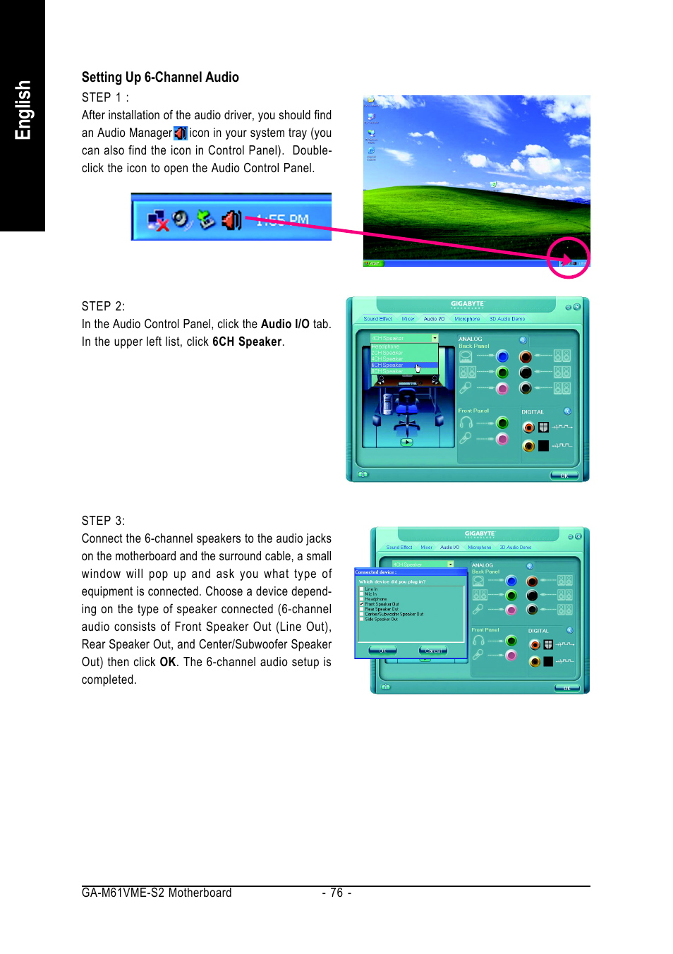 English | AMD GA-M61VME-S2 User Manual | Page 76 / 88