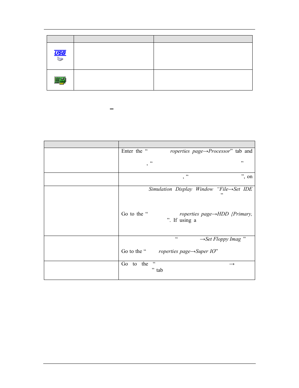 Device window – quick reference, Device groups, Table 3-1 | 3 device groups | AMD SimNow Simulator 4.4.5 User Manual | Page 27 / 269