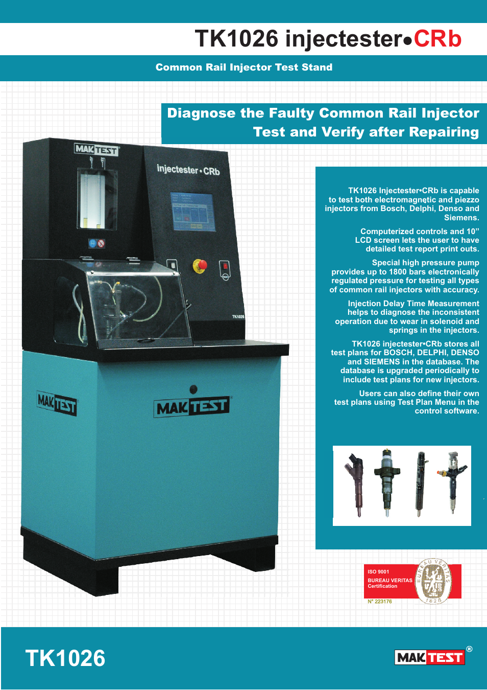 MAKTEST TK1026 User Manual | 2 pages