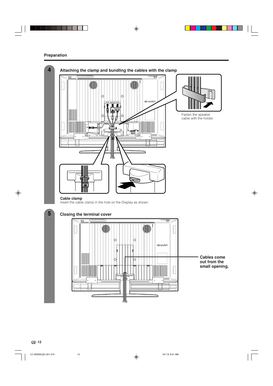 AVC Technology LC-45GX6U User Manual | Page 13 / 106