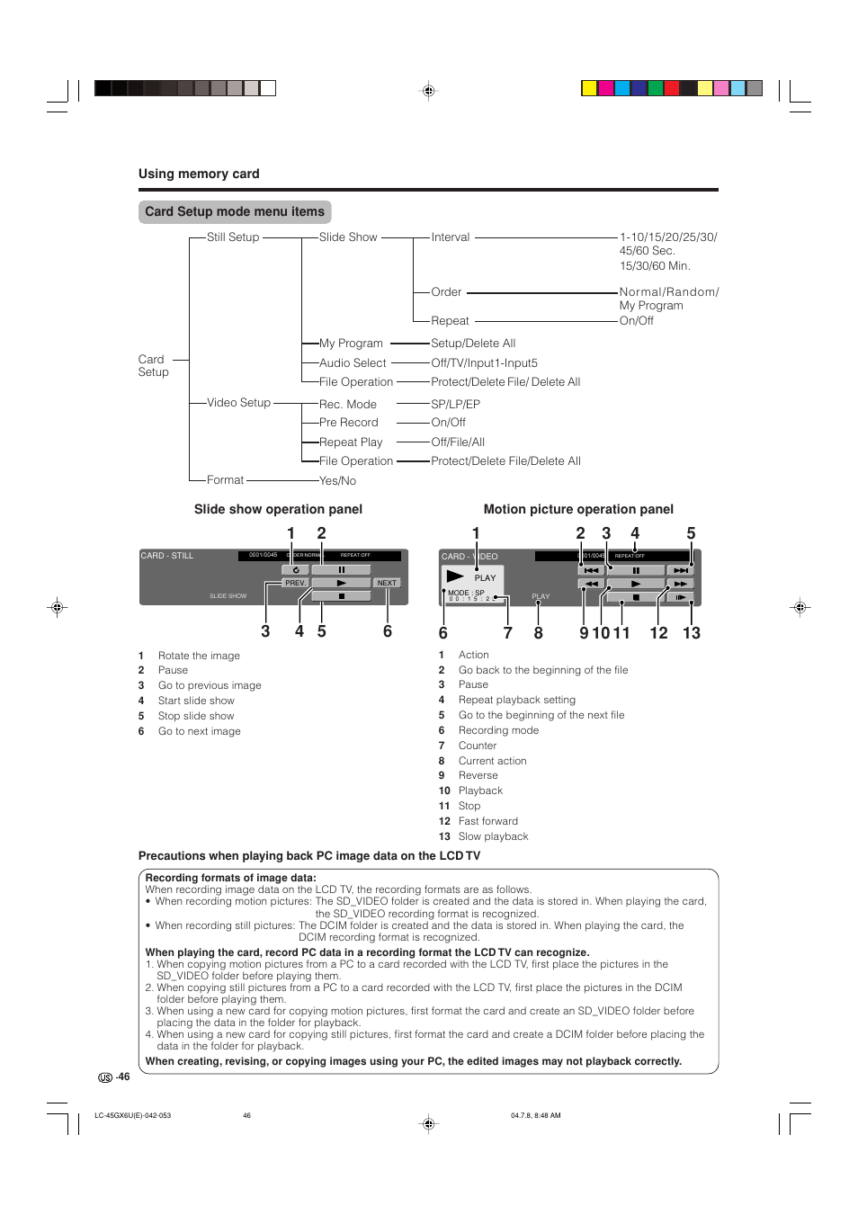 AVC Technology LC-45GX6U User Manual | Page 47 / 106