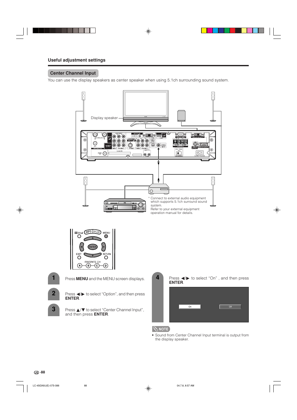AVC Technology LC-45GX6U User Manual | Page 89 / 106