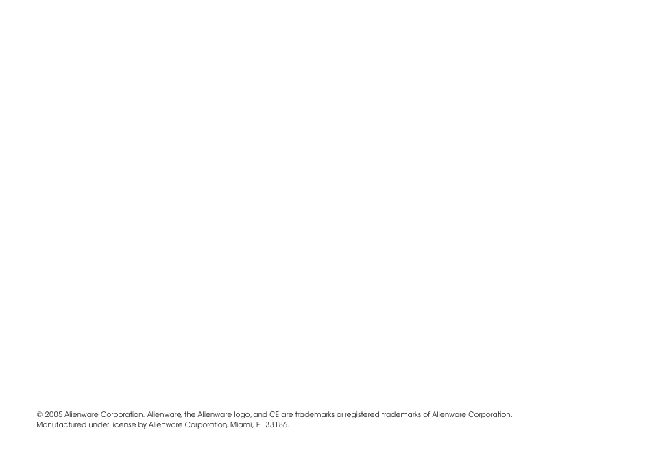 Alienware A9090 User Manual | Page 16 / 16